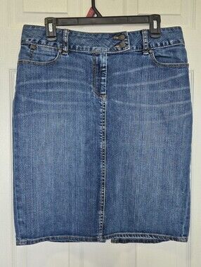 Talbots Blue Denim Pencil Skirt